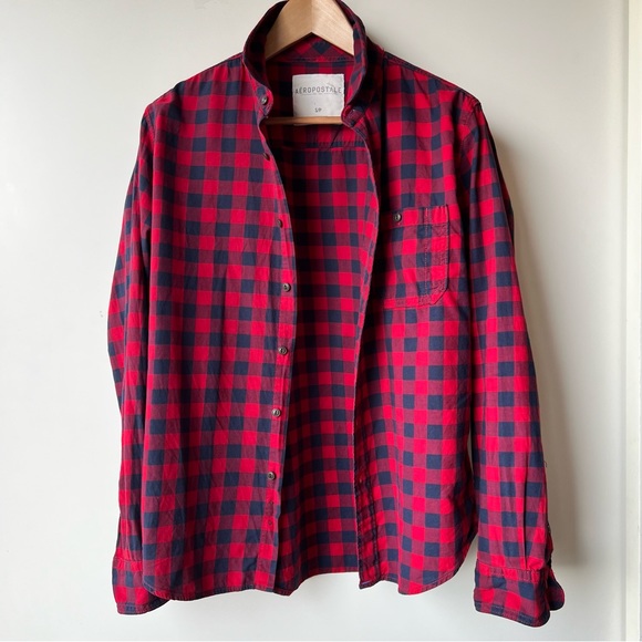 Vintage Aeropostale Plaid Shirt - Picture 2 of 9